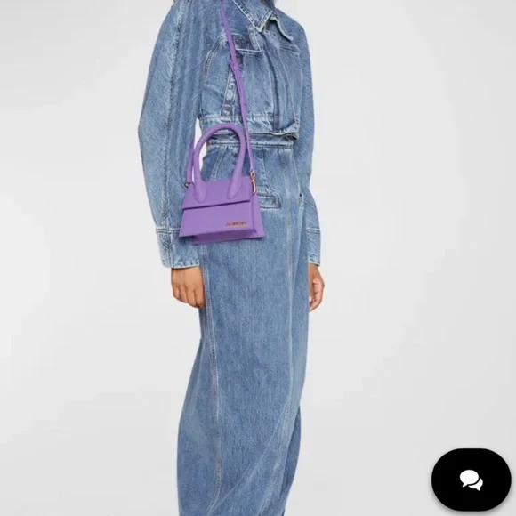 NEW!! Jacquemus Le Chequito Moyen purple bag Retail 910$ - Picture 13 of 13
